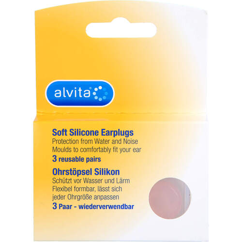 alvita Ohrst&ouml;psel Silikon, 6 Stk., The Boots Company Plc
