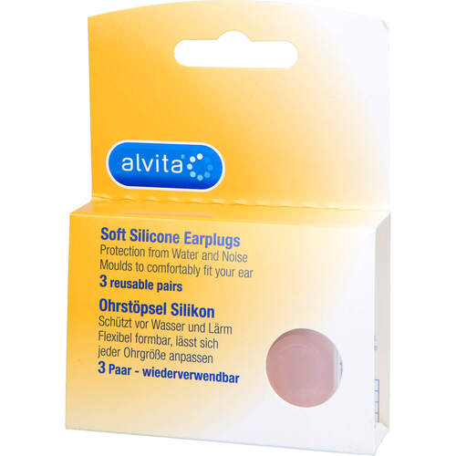 alvita Ohrst&ouml;psel Silikon, 6 Stk., The Boots Company Plc