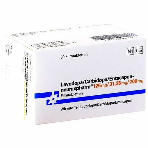 Levodopa/Carbidopa/Entacapon-neurax 125/31.25/200, 30 Stk., neuraxpharm Arzneimittel GmbH