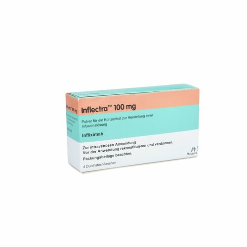Inflectra 100mg Pulver f.e.Konzent.z.Her.Inf.Lsg., 4 Stk., Pfizer Pharma GmbH
