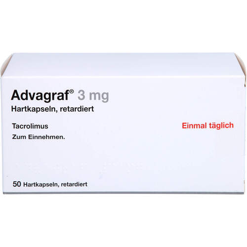 Advagraf 3 mg Hartkapseln retardiert, 50 Stk., Axicorp Pharma B.V.