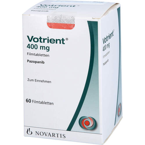 Votrient 400mg Filmtabletten, 60 ST, Abacus Medicine A/S