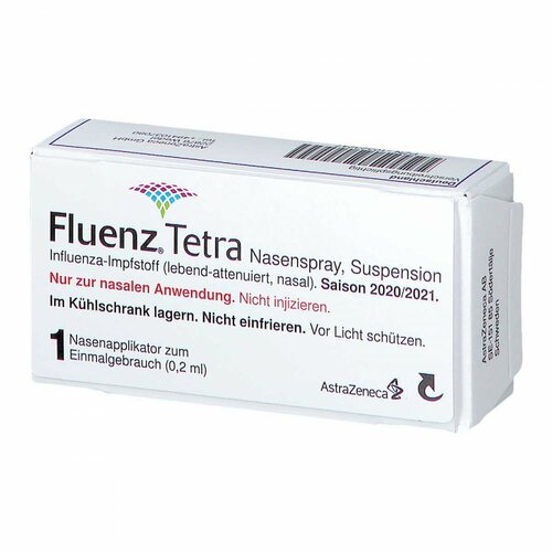 Fluenz Tetra Nasenspray, 1x0,2 ml, AstraZeneca GmbH