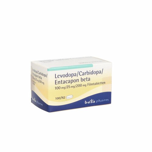 Levodopa/Carbidopa/Entacapon beta 100/25/200mg, 100 Stk., betapharm Arzneimittel GmbH