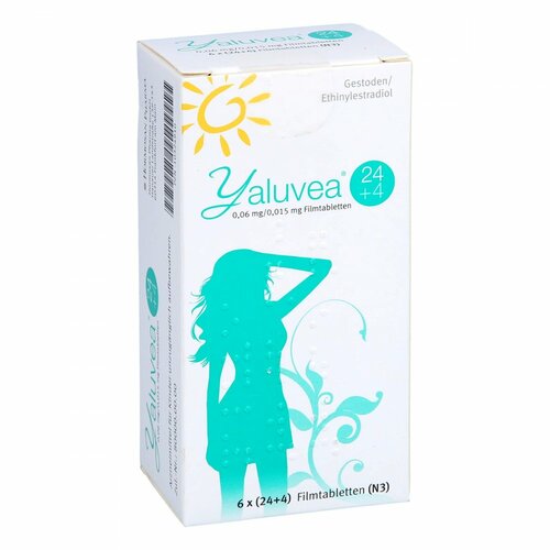 Yaluvea 0.06mg/0.015mg Filmtabletten, 6x28 Stk., Hormosan Pharma GmbH