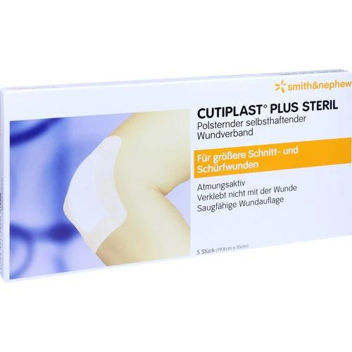 CUTIPLAST 10x19.8 cm plus steril Verband, 5 Stk., Smith & Nephew GmbH