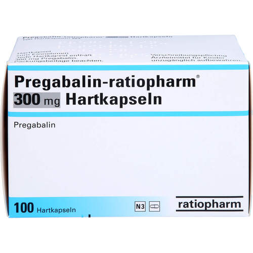 Pregabalin-ratiopharm 300 mg Hartkapseln, 100 Stk., ratiopharm GmbH