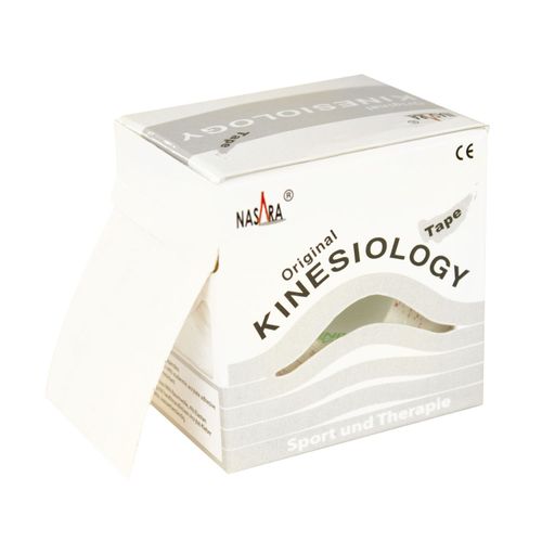 NASARA Kinesiologie Tape Weiss 5cmx5m, 1 Stk., Jovita Pharma