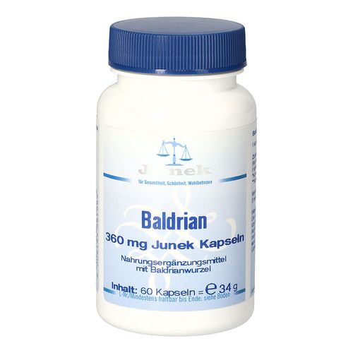 Baldrian 360 mg Junek Kapseln, 60 Stk., Bios Medical Services