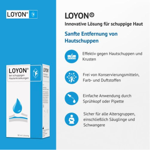 LOYON bei Schuppenflechte, Milchschorf und Kopfgneis, 50 ml, G. Pohl-Boskamp GmbH & Co. KG