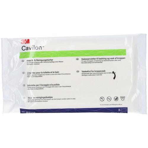 Cavilon Wasch- & Reinigungstuch, 8 Stk., Solventum Germany GmbH