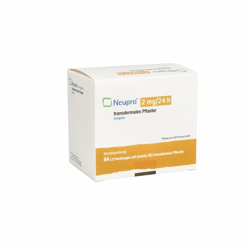 Neupro 2mg/24h transdermale Pflaster, 84 Stk., Emra-Med Arzneimittel GmbH
