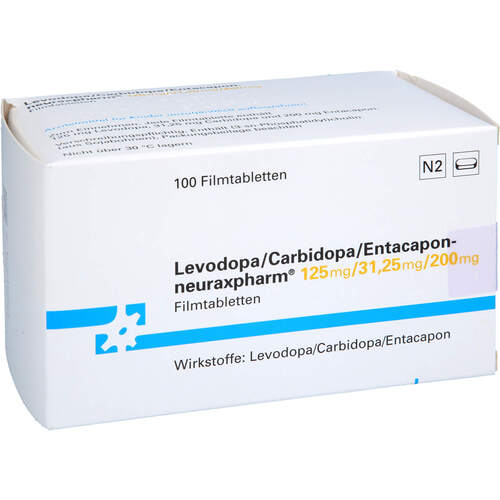Levodopa/Carbidopa/Entacapon-neurax 125/31.25/200, 100 Stk., neuraxpharm Arzneimittel GmbH