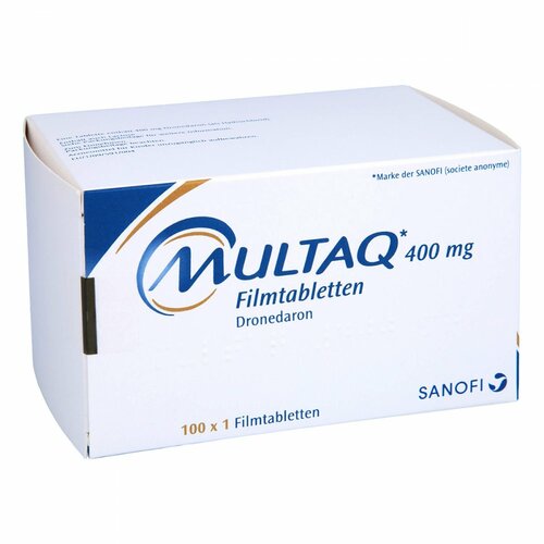 Multaq 400mg Filmtabletten, 100 ST, Emra-Med Arzneimittel GmbH