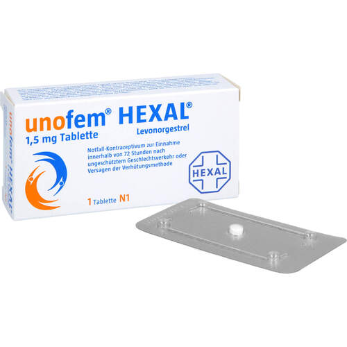 unofem HEXAL 1.5mg Tablette, 1 Stk., HEXAL AG