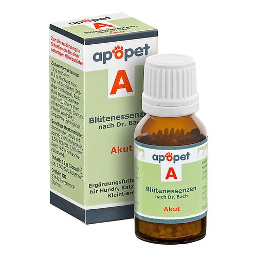 APOPET A Akut Blüteness.n.Dr.Bach Glob.vet., 12 g, Orthim GmbH & Co. KG