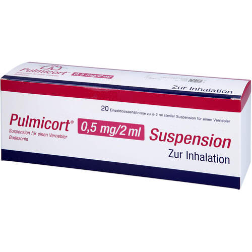 Pulmicort 0.5mg/2ml Suspension f. einen Vernebler, 20x2 ml, Axicorp Pharma GmbH Pulmicort 0.5mg/2ml Suspension f. einen Vernebler, 20x2 ml, Axicorp Pharma GmbH