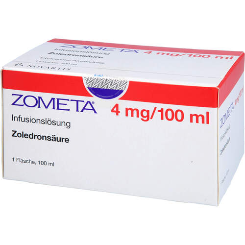 Zometa 4mg/100ml Infusionslösung, 1 ST, kohlpharma GmbH