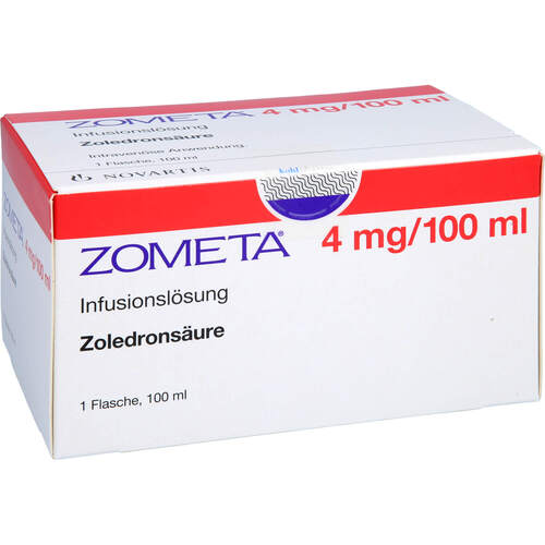 Zometa 4mg/100ml Infusionslösung, 1 Stk., kohlpharma GmbH