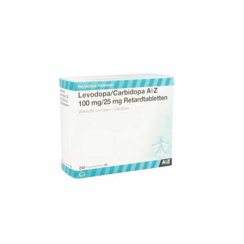 Levodopa/Carbidopa AbZ 100/25 mg Retardtabletten, 200 Stk., Abz Pharma GmbH