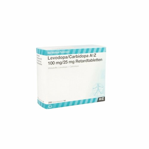 Levodopa/Carbidopa AbZ 100/25 mg Retardtabletten, 200 ST, Abz Pharma GmbH