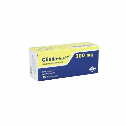 Clinda-saar 300mg Filmtablette, 15 ST, Mip Pharma GmbH