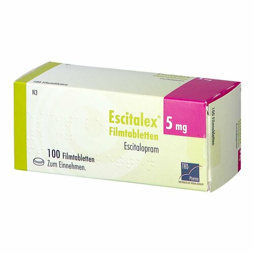 Escitalex 5mg, 100 ST, TAD Pharma GmbH