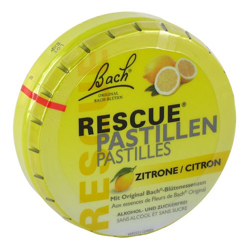 BACH ORIGINAL Rescue Pastillen Zitrone, 50 g, Nelsons GmbH