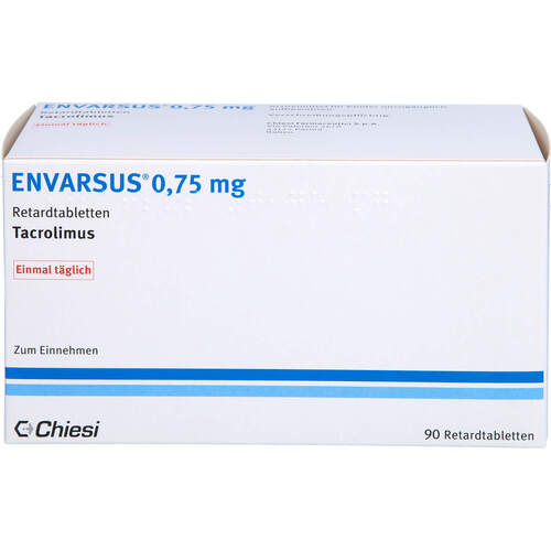 Envarsus 0.75mg Retardtabletten, 90 Stk., Chiesi GmbH
