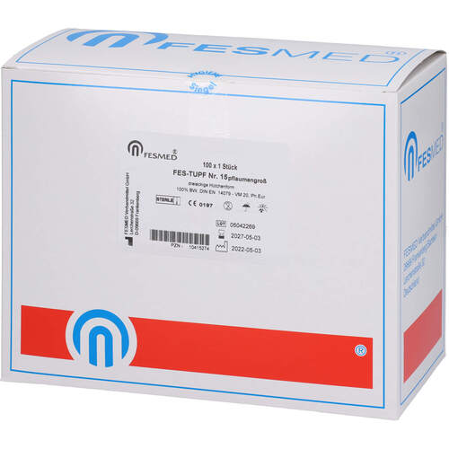 Mulltupfer FES-TUPF Nr.15 pflaumengroß steril, 100x1 Stk., Fesmed Verbandmittel GmbH