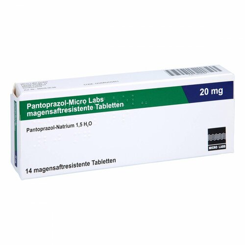 Pantoprazol-Micro Labs 20 mg, 14 Stk., Micro Labs GmbH