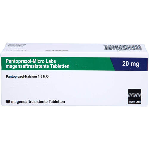 Pantoprazol-Micro Labs 20 mg, 56 Stk., Micro Labs GmbH