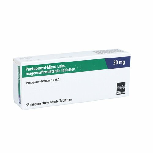 Pantoprazol-Micro Labs 20 mg, 56 Stk., Micro Labs GmbH