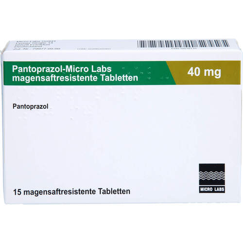 Pantoprazol-Micro Labs 40 mg, 15 Stk., Micro Labs GmbH