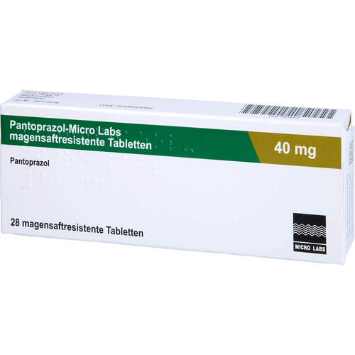 Pantoprazol-Micro Labs 40 mg, 28 Stk., Micro Labs GmbH
