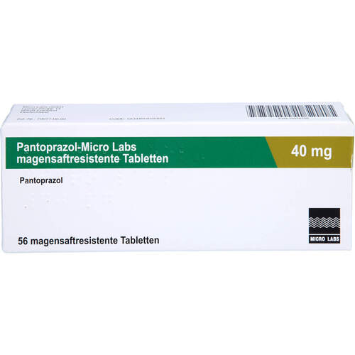 Pantoprazol-Micro Labs 40 mg, 56 Stk., Micro Labs GmbH