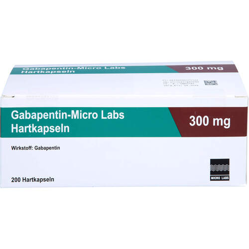 Gabapentin-Micro Labs 300 mg Hartkapseln, 200 st, Micro Labs GmbH