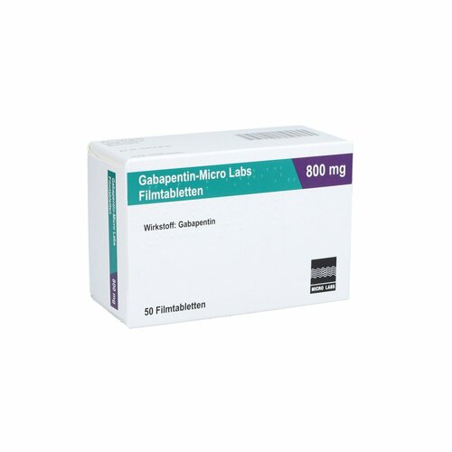 Gabapentin-Micro Labs 800 mg Filmtabletten, 50 Stk., Micro Labs GmbH