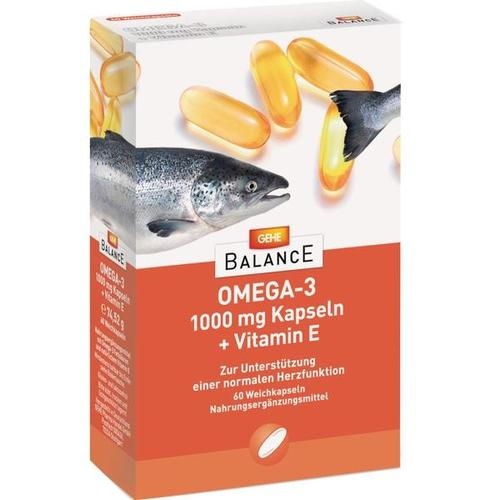 GEHE Balance Omega-3 Kapseln + Vitamin E, 60 Stk., Alliance Healthcare Deutschland GmbH