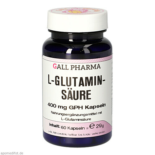 L-Glutaminsäure 400 mg GPH Kapseln, 60 ST, Hecht-Pharma GmbH L-Glutaminsäure 400 mg GPH Kapseln, 60 ST, Hecht-Pharma GmbH