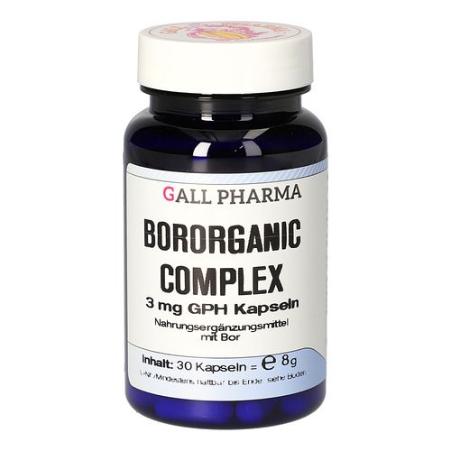 Bororganic complex 3MG GPH Kapseln, 30 Stk., Hecht-Pharma GmbH
