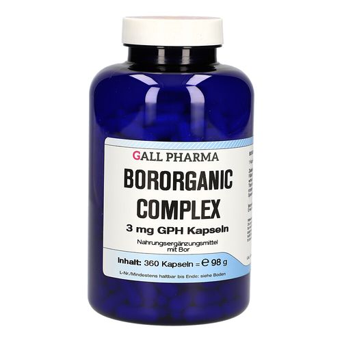 Bororganic complex 3MG GPH Kapseln, 360 Stk., Hecht-Pharma GmbH