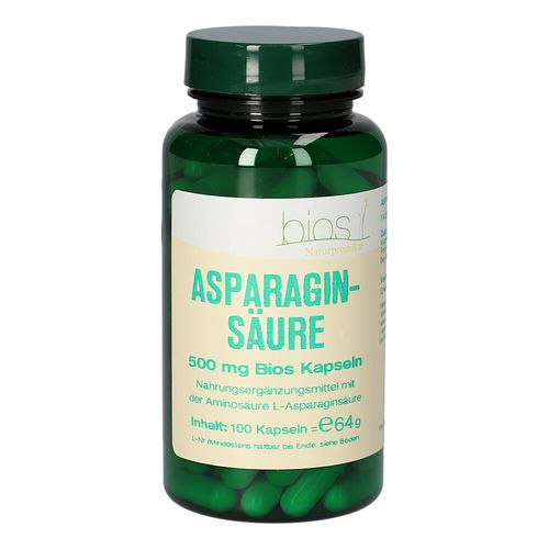 Asparaginsäure 500mg Bios Kapseln, 100 Stk., Bios Medical Services
