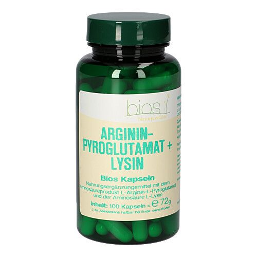 Argininpyroglutamat + Lysin Bios Kapseln, 100 Stk., Bios Medical Services
