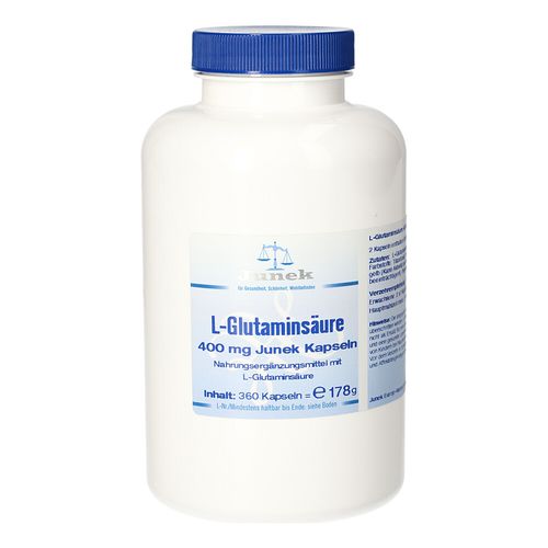 L-Glutaminsäure 400mg Junek Kapseln, 360 Stk., Bios Medical Services