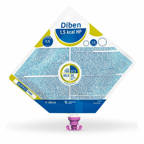 Diben 1.5 kcal HP, 15X500 ML, Fresenius Kabi Deutschland GmbH