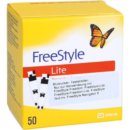 FreeStyle Lite Blutzucker-Teststreifen, 50 Stk., Gd Medical Pharma B.V.