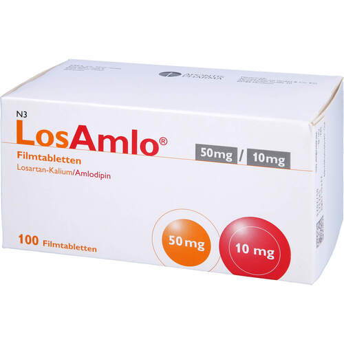 LosAmlo 50mg/10mg Filmtabletten, 100 Stk., APONTIS PHARMA Deutschland GmbH & Co. KG