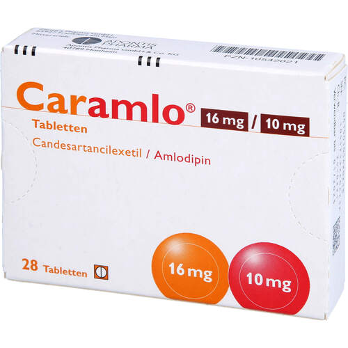 Caramlo 16mg/10mg Tabletten, 28 ST, APONTIS PHARMA Deutschland GmbH & Co. KG