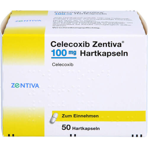 Celecoxib Zentiva 100mg Hartkapseln, 50 ST, Zentiva Pharma GmbH